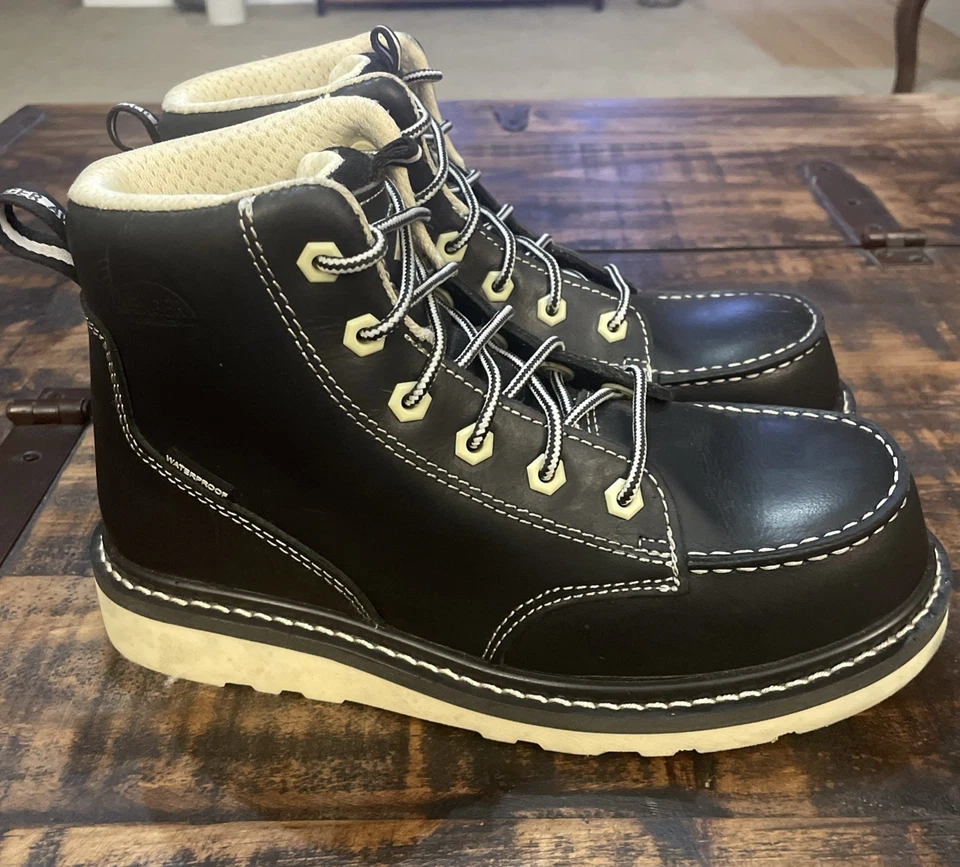 Women’s Avenger Work Boots A7552 Waterproof Steel Toe 7M - Image 3 of 4