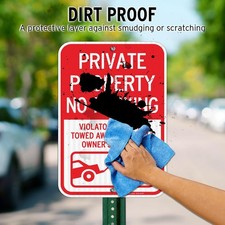 Private Property No Parking Sign, Violators Will Be Towed Away at Vehicle Own...