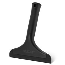 NEWISHTOOL Bathroom Shower Squeegee 5.9 Inch Soft Silicone 1PC, All Black