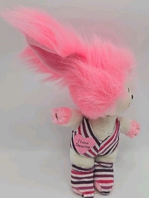 Poochie Vintage Dog Plush 1983 Mattel I love dancing leotard leg