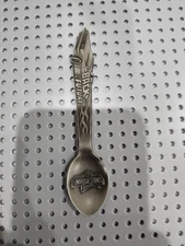 Pewter UNIVERSAL Studios Florida Back To The Future Souvenir Spoon 