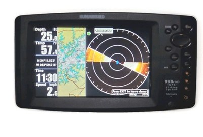 Humminbird 998C SI Head Unit Fishfinder Chartplotter Side IMAGING 30DAY WARRANTY