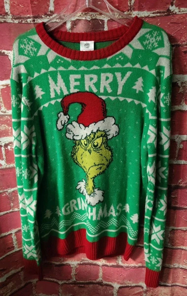 Holiday Time | Sweaters | Holiday Time Plus Size Xxl Reindeer Ugly Christmas Sweater Red Fuzzy Sequin