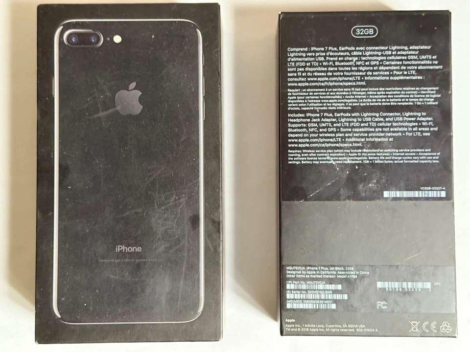 Apple iPhone 7 Plus - 32GB - Jet Black (Sbloccato) - Immagine 2 di 4