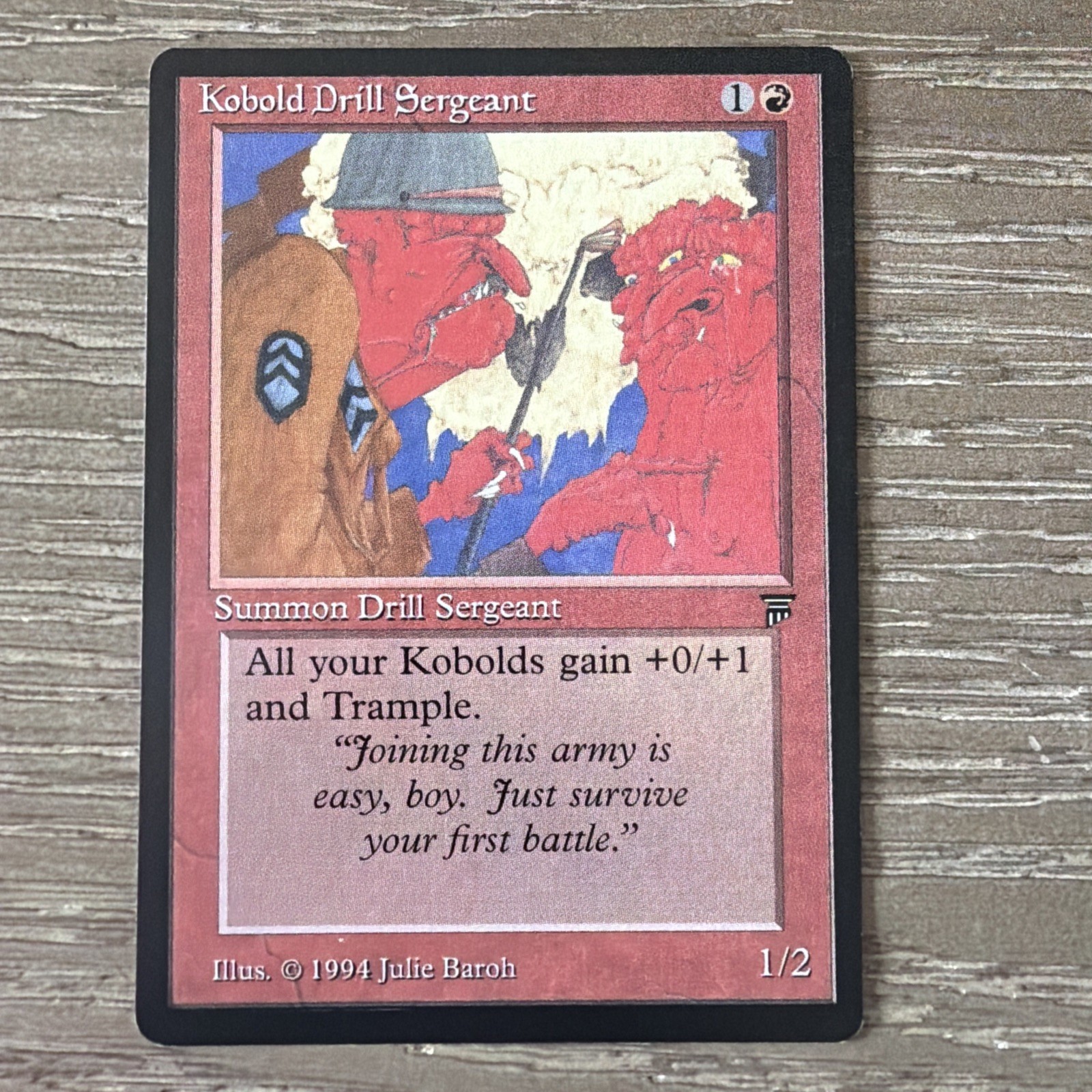 KOBOLD DRILL SERGEANT MTG NM Magic: The Gathering