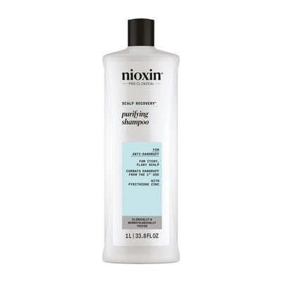 Nioxin Scalp Recovery Purifying Shampoo | For Dandruff 33.8 Fl Oz (Pack of 1) 