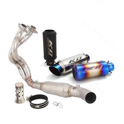 For Kawasaki Z650 Ninja 650 2023-2025 Full Exhaust System Header Pipe Mufflers