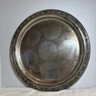 Gorham Sterling Silver Serving Platter or Sandwich Tray 12 1/2” 600grams Ornate