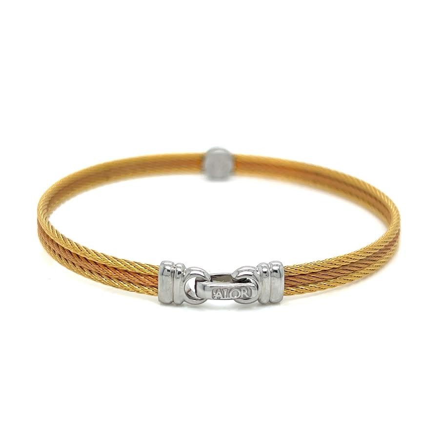 ALOR SINGLE ROUND CLASSIC STACKABLE BRACELET 6.5 … - image 3