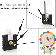 28mm Quartz Long Shaft Clock Movement Kit - DIY Wall Clock Mechanism with 1-1/10