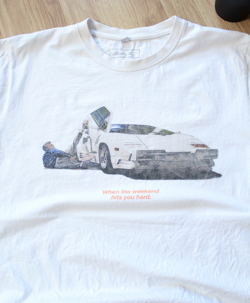 The Wolf of Wall Street Lamborghini Scene Vintage Graphic Hard