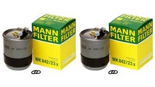 Pair Set of 2 Fuel Filters WK84223X Mann For ...