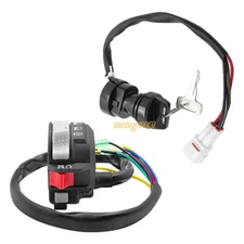 Start Stop Switch & Ignition Key Switch for Yamaha Bear Tracker/Timberwolf 250