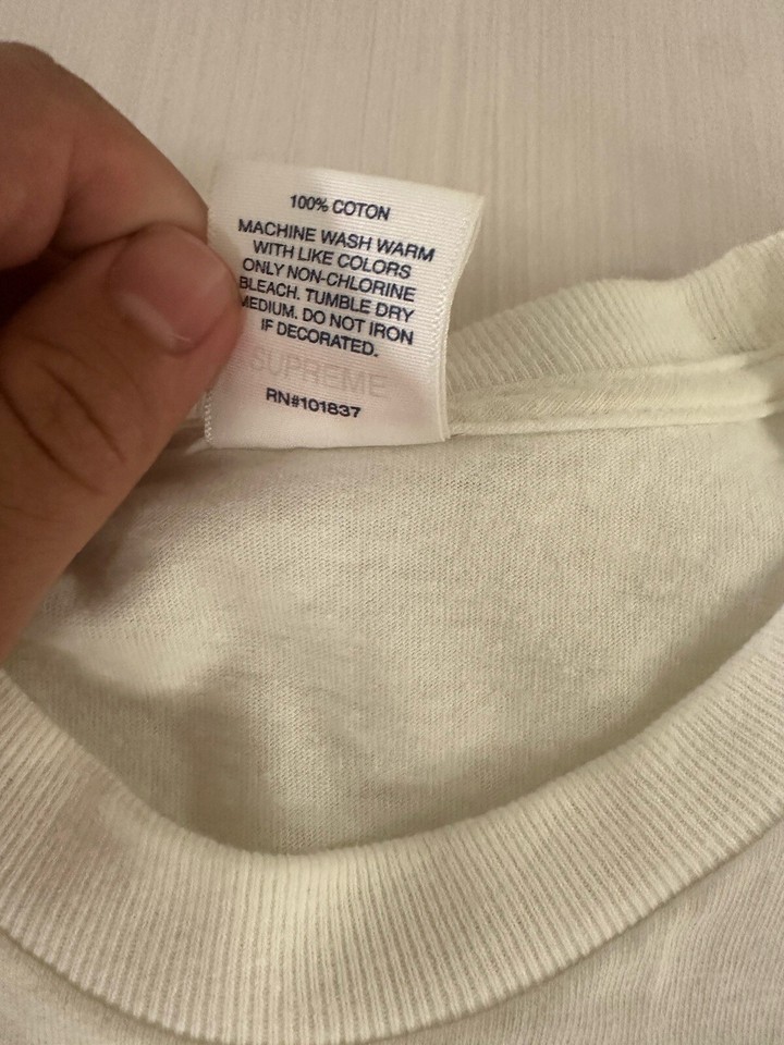 Supreme X Anti Hero Dog Tee White Size Large Used SS22 eBay