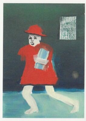 Postcard Ivana De Vivanco ''Student in Red'' 2016 MINT Unused