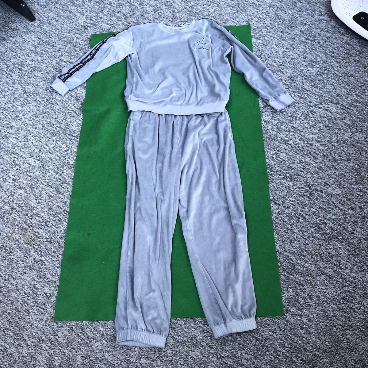 Pink Marks And Spencer Girls Tracksuit Cotton Rich Inter Miami