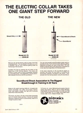 Tri-Tronics Electric Collar Dog Training Hunting Tucson AZ Vintage Print Ad 1979