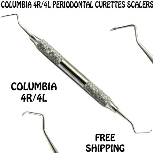 Columbia University Curette 4R/4L Manico Cavo Per Strumenti