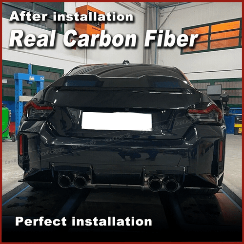 Spoiler posteriore in carbonio ala posteriore spoiler labbro per BMW G42 M235i M240i G87 M2 Coupè - Foto 2 di 12