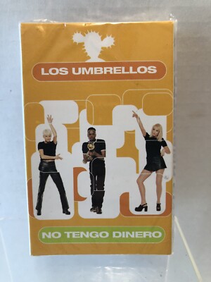 Sealed Los Umbrellos   No Tengo Dinero Cassette Single 1991 EMI   4KM-58663 New