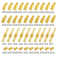 Carburetor 30Pc Main Jets+ 10Pc Slow/Pilot Jet Set #170 #100 #105 #108 #110 #115