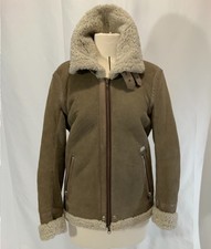 Diesel Lamb Fur Jacket, Tan Color, Sz S, Please Check Images For Measurements
