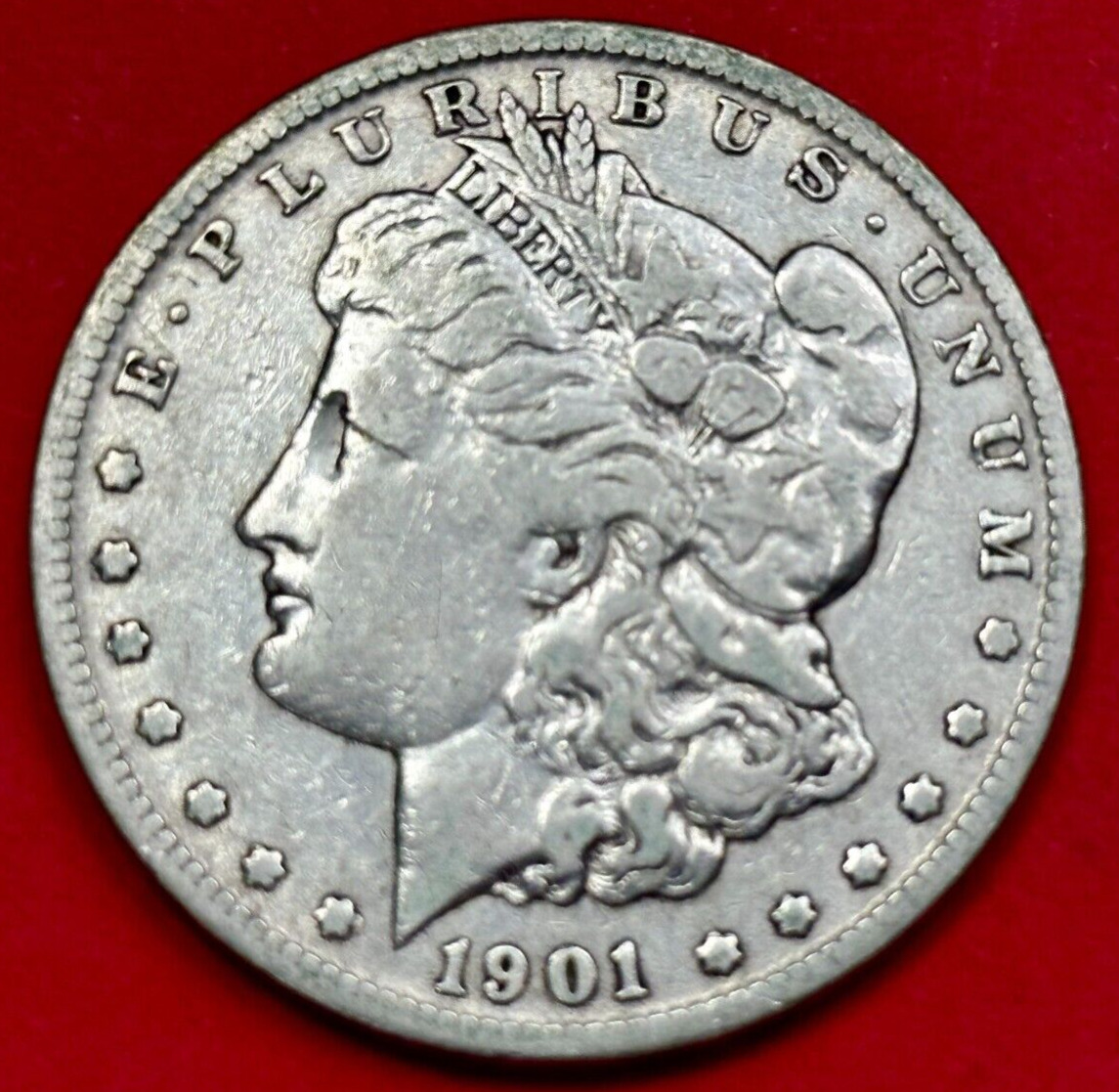 1901 O Morgan Silver Dollar | Grade GOOD / VERY GOOD Silver Morgan Dollar #M351