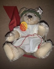 Original Steiff Roman Bear Augustus No. 0300 FAO Schwarz 6 W/ Tags Mohair