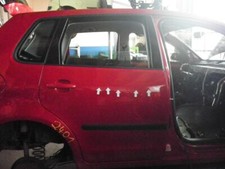 Tür rechts hinten Beifahrerseite LC3X - Muranrot VW Polo IV (9N) Bj.02