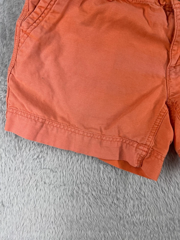 Pantalones Cortos The North Face Para Mujer 6 Naranja Algodón Mezcla Lino Bolsillos Senderismo Camping Foto 3 de 4