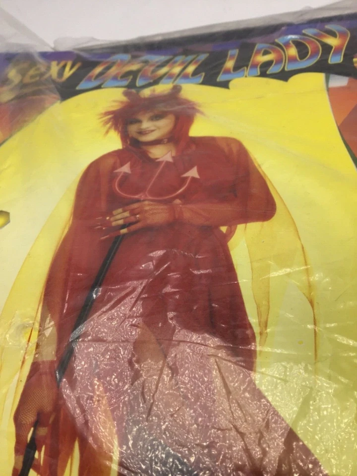 Disfraz de Rubíes Sexy Diablo Dama Halloween Conceptos Vestido Cinturón Rojo Capa Adulto Foto 3 de 4