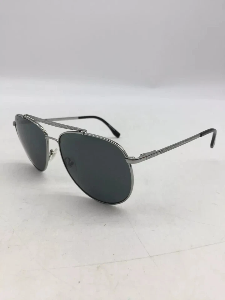 Gafas de sol Lacoste L177SP 033 Pilot Gunmetal lentes grises Foto 2 de 4