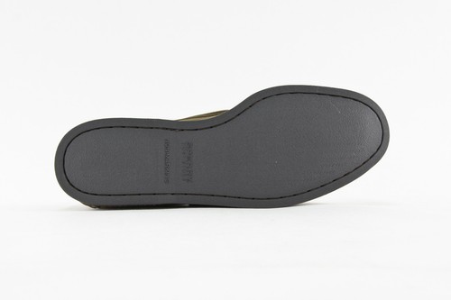 Sperry x J. Zapato de barco de cuero de 3 ojos para tripulación parte superior oliva sider limitado $110 - Imagen 7 de 10