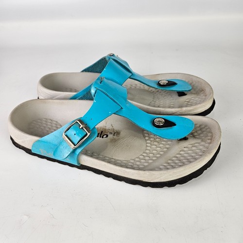 Sandalias de Tanga Betula by Birkenstock Gizeh Talla 40/9 Azul Charol - Imagen 2 de 4