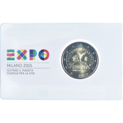 [#1065059] Italy, 2 Euro, Expo Milan, 2015, Rome, STGL, Bi-Metallic - Picture 1 of 2