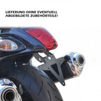 Kennzeichenhalter FüR Suzuki Schwarz, Verstellbar, Inkl. Reflektorhalter