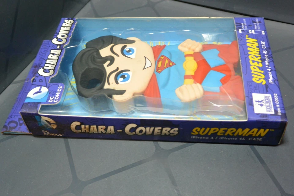 Funda para teléfono celular Marvel Chara-Covers serie 1 SUPERMAN esculpida iPhone 4/4S Foto 3 de 3