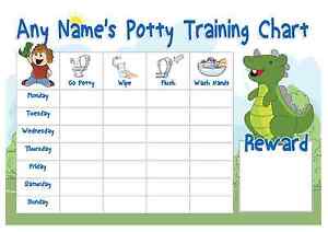 Potty Training Steps Chart