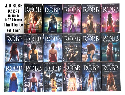 J. D. Robb Paket: 18 Bände in 17 Büchern, limit. Ed., gebunden, neu + in Folie*