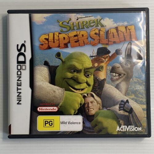 Shrek Super Slam Nintendo DS Game 2DS 3DS AUS PAL Complete with Manual VGC
