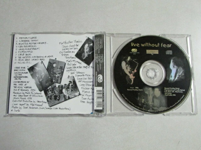 MORTIFICATION LIVE WITHOUT FEAR 10 TRK AUSTRALIA IMPORT CD RELIGIOUS DEATH METAL Foto 2 de 4