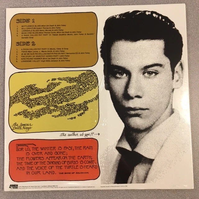 John Fahey - The Voice Of The Turtle 180G Vinyl LP (New/Sealed/Gatefold) 2012 - Image 2 of 2