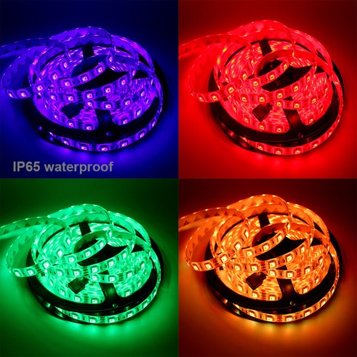 LED Strip Light RGB 5050 SMD 2835 Flexible Ribbon RGB Stripe 5M 10M 15M tape kit - Picture 7 of 7