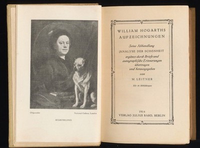 William Hogarths Aufzeichnungen : Seine Abhandlung, Analyse der Schönheit ergänz