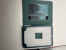 MoKo Case for Kindle Paperwhite 2024/2021 Green Forest Folio Stand Hand Strap