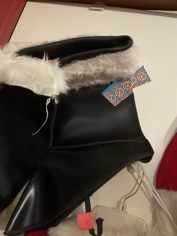 Complete Santa Suit, Christmas Costume With Boots Toy Bag Hat White Gloves XL - Image 3 of 4