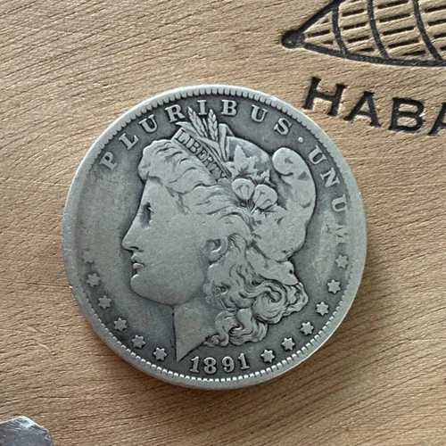 1891-O Morgan Dollar $1 Coin Circulated Business Strike  New Orleans mint