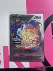 Custom Metal Charizard V Fan Art Pokémon Card Silver Black Display Collectible
