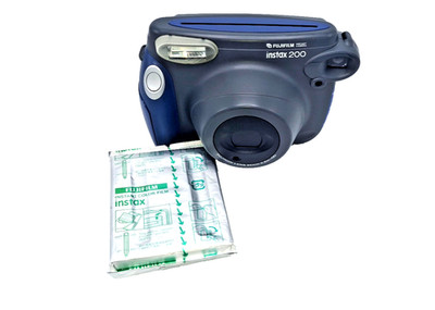 Fujifilm Instax 200 Instant Camera, Excellent  +  New Batteries + Tested + Film