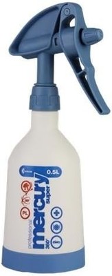 Kwazar Sprühflasche Mercury Super Pro plus 0,5 L, weiß / blau, 8,9 x 8,9 x 29 cm